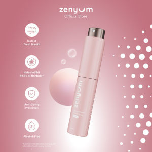 [NEW LAUNCH] ZenyumFresh Breath Spray (10ml) – Peach/Mint [Instant Fresh Breath / Alcohol-Free]