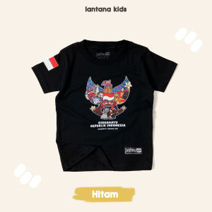 Kaos Anak BHINEKA TUNGGAL IKA Kemerdekaan Indonesia / Kaos Anak Indonesia / Dirgahayu 17 Agustus