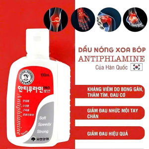 Dầu nóng Hàn Quốc 100ml  – Dầu xoa bóp – Giảm đau nhức xương khớp chấn thương thư giãn cơ bắp