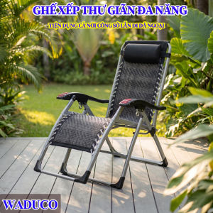 WADUCO Ghế Tựa Xếp Xếp Giờ Nghỉ Trưa Tựa Lưng Cho Người Lười Ngủ Trưa Ban Công Dành Cho Người Lớn Lười Biếng Gia Dụng