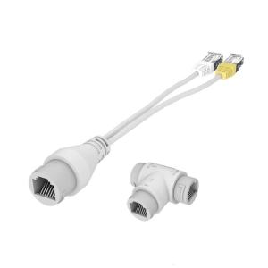 Bộ chia POE nối cáp 2 trong 1 đầu nối RJ45 ba chiều cho Phụ Kiện Lắp Đặt Camera An Ninh