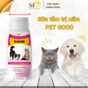 Sữa tắm thảo dược Pet Good trị ghẻ và nấm da cho chó mèo 150ml - Love Pets Shop