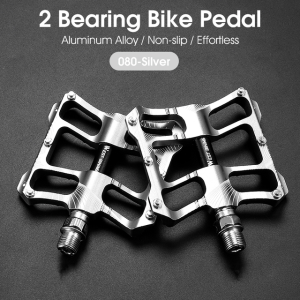 WEST BIKING MTB Bike Pedals 2 Sealed Bearing Ultralight Anti-slip BMX Mountain Road Cycling Pedals Flat Platform Bicycle Parts