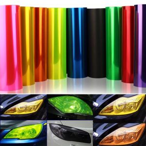 30x100cm Car Motorcycle Headlamp Tint Car Headlight Cover Tint Car Spotlight Tint Car Fog Lamp Tint Car Fog Light Tail light Tint Film Sticker and decals For BMW Toyota Honda