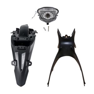 Honda XRM 125 Motorcycle Complete Full Fairing Set 7in1 Body Cover Mix Color Black Red Blue White
