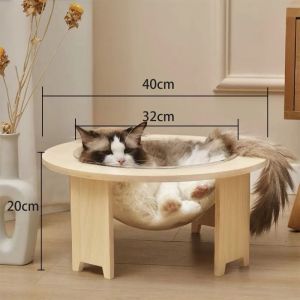 S/L Playground Kucing Pet Bed Playground Kucing Bingkai Panjat Kucing Cat Condo Tempat Tidur Kucing Akrilik AimayaPet Tempat Tidur Kucing