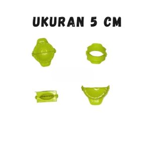 Set 4 Cetakan Pastel Multifungsi Warna-Warni - Ukuran 5/7/10/12cm