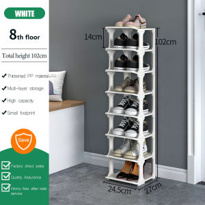 Simple Shoe Rack Multi-layer Folding Shoe Rack Plastic Shoe Rack Organizer Shelf Space-Saving Rak Kasut 鞋架