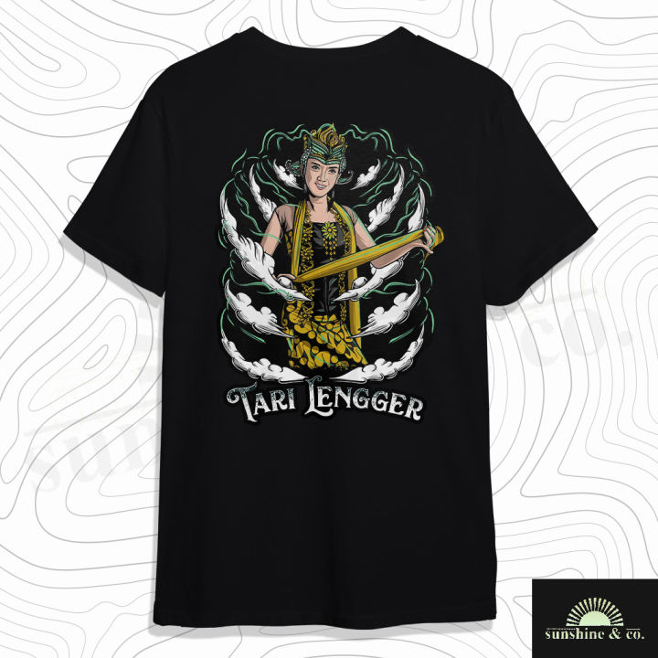 Kaos Distro Indonesia TARI LENGGER T-SHIRT Sunshine T-Shirt
