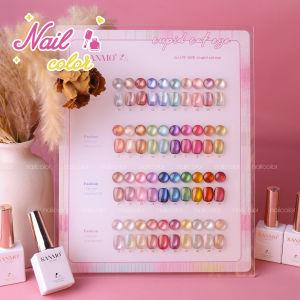 ✅✅SANMO 40 Colors Cats Eye Set Glass Beads Cats Eye Colorful Cats Eye Four Seasons Popular Colors Prepared for Delivery