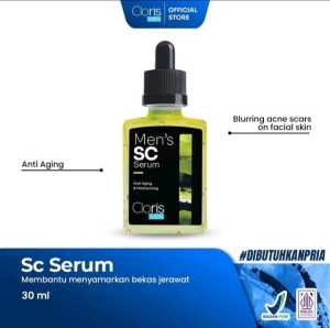 CLORISMEN SC SERUM PRIA / Memudarka dan Menyamarkan Bekas + Garis-garis Halus Pada Kulit  Wajah