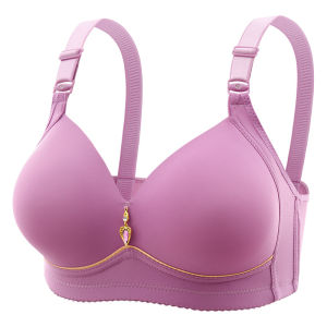 Lizida Large Size Non Steel Ring Comfortable And Breathable Gathered Thin Cup Light Surface Bra