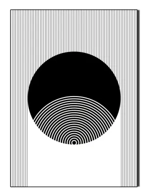 Abstract Modern Canvas Painting Art Geometrical Shapes Poster Black White Wall Art for Living Room Home ation Mural
