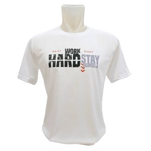 Baju Pria Wanita Distro Sablon "Workhard Stay Humble Point 8" - Polo Exchange Store 330047