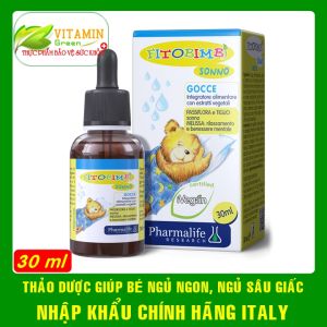 Fitobimbi Sonno giúp bé ngủ ngon an dịu thần kinh giảm quấy khóc về đêm | Nhập khẩu chính hãng Italy
