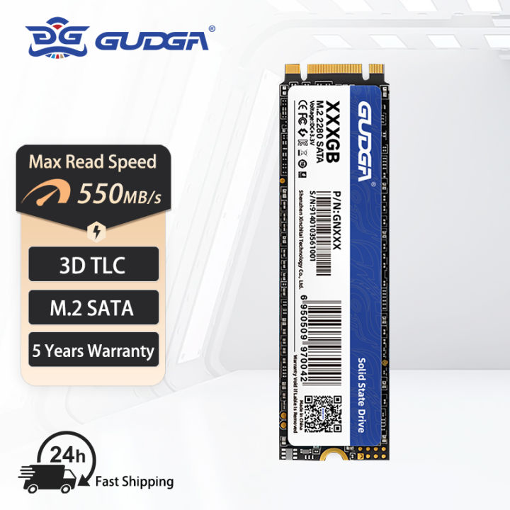 GUDGA NGFF SATA SSD 1tb 2tb 256GB 512GB ssd sata Internal Hard Drives  Disk Solid States HDD For Desktop PC Laptop