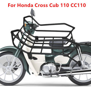 Motorbike For Honda Cross Cub CrossCub 110 CC110 2023 2024 Middle Shelf Holder Luggage Rack Carrier Basket Support Holder Bracket