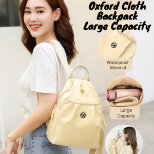 Large Capacity Backpack Women Waterproof Student Schoolbag Casual Fashion Computer Bag Travel Bag Men/ 牛津布双肩包/ Beg Galas