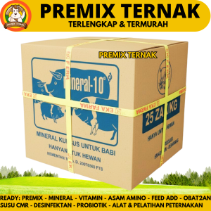 MINERAL-10 EKA FARMA 1 DUS isi 25 KG - Mineral Babi Penambah Berat Badan EKA FARMA