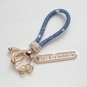 เพชรเทียม Bling พวงกุญแจ พวงกุญแจ ของที่ระลึก กระเป๋า จี้ อุปกรณ์เสริม กุญแจ เชือก สร้างสรรค์ จี้ ของขวัญ