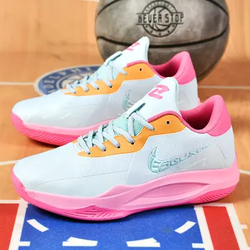 Pink basketball shoes kyrie hotsell