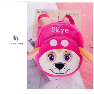 (Ready to Ship) Cute Dog Paw Patrol Backpack Children Plush Kindergarten Schoolbag Birthday Gifts for Girls Boys