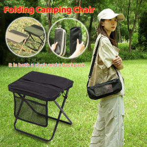 Folding Camping Chair Backpack Outdoor Hiking Fishing Travel Pocket Chair