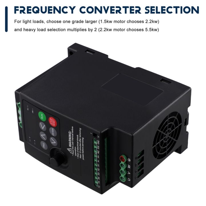 Universal Frequency Converter Frequency Converter 220 to 380 Vfd Single ...