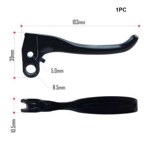 WFYW Black Hydraulic Brake Handle Stick Length 103/120mm Metal Power Off Oil Brake Pump Aluminum Alloy Electric Scooter E-bike Accessories for XOD Brake Lever