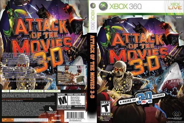 ATTACK OF THE MOVIES 3D XBOX 360 RGH (USA)