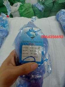 (Cước 0.12-6.5p x 75 mắt) Lưới cá lưới 1 cá lưới cá kìm ruột lưới lưới thái xanh lưới cá nhọn ruột lưới cá