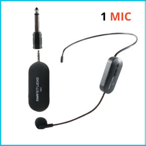 Bando Microphone Mic Clip On + Audio Splitter U Live Yotutube Tiktok Ig Wireless UHV Call Center Mic With Transmitter 30M - 50 M / Mic Imam Mesjid Microphone Tanpa Kabel Jarak Jauh Suara Jernih