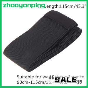 zhaoyanping สายรัดท่อฟอกไตทางช่องท้องสีดำปรับได้ระบายอากาศได้ดีรองรับหน้าท้อง