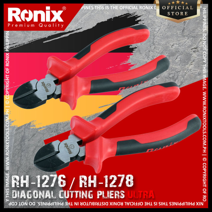 Ronix RH-1276 (6inch) RH-1278 (7inch) Diagonal Cutting Pliers Ultra 45# ...