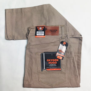 CELANA PANJANG  PRIA NAOMI OXYGEN HUGO PREMIUM BAHAN KANVAS TEBAL DAN LEMBUT  MODEL SLIMFIT
