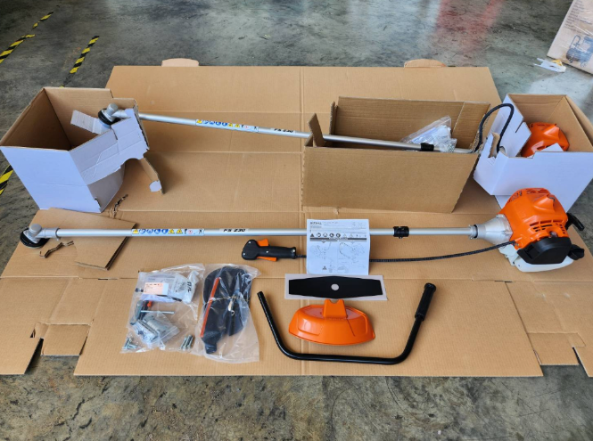 STIHL เครื่องตัดหญ้า ชนิดหลังแข็ง 2จังหวะ 2.2แรงม้า รุ่น FS230 ของแท้ ...