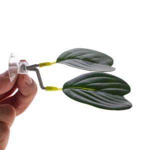 HEAVEN Simulated Betta Fish Rest Leaf Plastic Creative Artificial Plants Aquariums Decor with Suction Cups Aquarium Landscaping Fish Tank