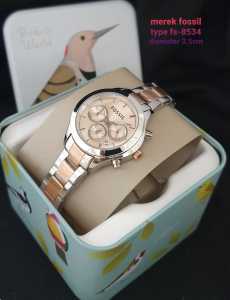 (BISA COD) Jam Tangan Wanita Cantik Terbaru FS Chrono Aktif Analog Quartz Womens Watches Kasual Trendy Kekinian