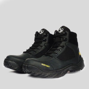 RAISEN GEAR SEPATU SAFETY SPORT UJUNG BESI PRODUK LOKAL SAFETY SHOES PRIA SNEAKERS