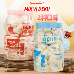 Kẹo viên nén sữa chua khô Deku rất thơm ngon vị chua chua ngọt ngọt thú vị – hộp 10/ 30 hũ