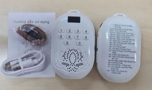 Máy niệm Phật Lá Bồ Đề Hoa Sen 52 bài