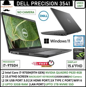 DELL PRECISION 7760/5560/5550/5540/7550 15.6" GRAPHIC FHD TOUCH CORE   i7 9/10t GEN UPTO 64GB RAM / 2TB SSD WINDOWS 11 PRO