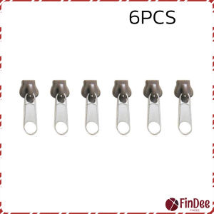 FinDee หัวซิปกระเป๋า ชุดซิปซ่อม  มี 6 ชิ้น/เซต เปลี่ยน 3สี Zipper Head