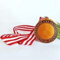 Medali Warna Emas Perak Perunggu Plus Tali Merah Putih Medalion Mendali Custom Gold Silver Bronze Penghargaan Lomba Kejuaraan Olimpiade Hadiah Wisuda Souvenir Acrylic Akrilik 100% Bahan Resin. 