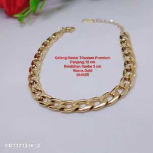 Gelang Rantai Titanium Perhiasan Aksesoris Titanium Tembaga Terlaris Termurah