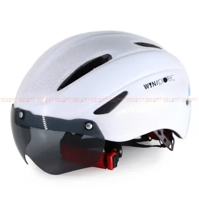 [CHÍNH HÃNG] Nón bảo hiểm xe đạp có kính thể thao Protec Win 001