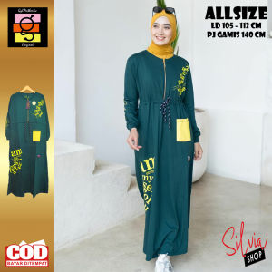 GAMIS GYL TERBARU 2024 DRESS BUSANA BAJU GAUN WANITA MUSLIMAH WANITA OVERSIZE KEKINIAN KASUAL TRENDY