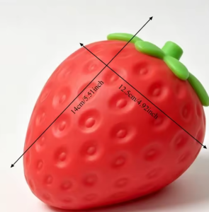 Giant Large Strawberry Squishy Slow Rising Shapeable Squeeze Venting Toy Stress Relief Fidget Gift for Friends Adults