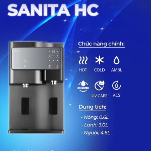 Máy lọc nước khử trùng ChungHo Nais Sanita Máy lọc nước nóng lạnh uống trực tiếp