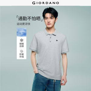 Giordano Beau Monde Men Men High Tech Cool Touch Polo Shirt Free Shipping 13016333